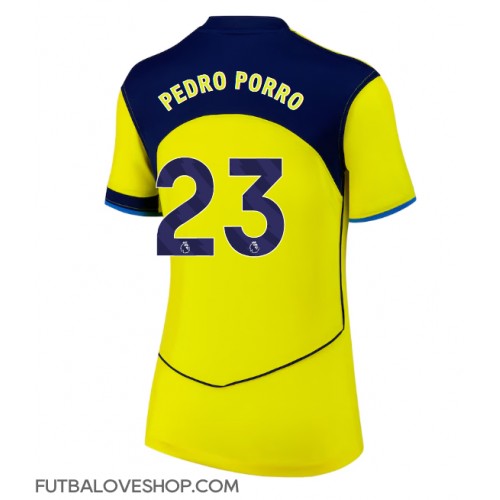Dres Tottenham Hotspur Pedro Porro #23 Tretina pre Ženy 2025-26 Krátky Rukáv